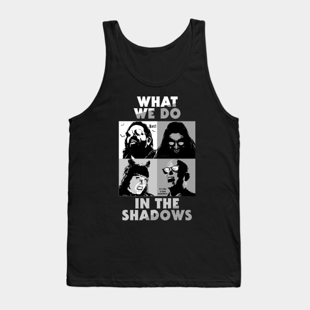 Black And White what we do in the shadows Tank Top by Brown777